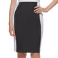 Vestido Calvin Klein Feminino Colorblocked Preto Tamanho 12 Petite