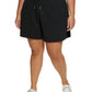 Calvin Klein Shorts Feminino Cintura Alta Algodão Preto Tamanho 3X