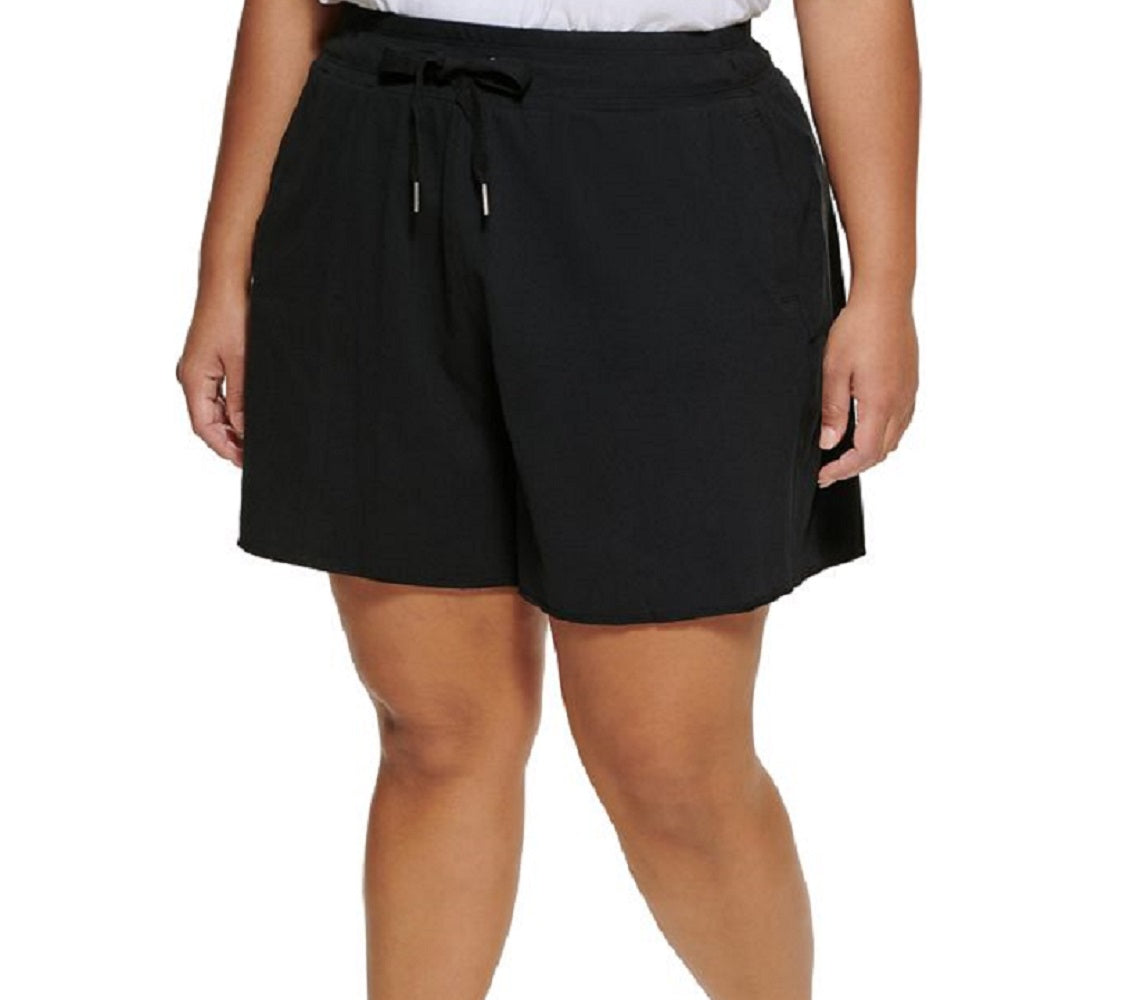 Calvin Klein Shorts Feminino Cintura Alta Algodão Preto