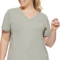 Camiseta Calvin Klein Feminina com Logo Patch e Gola V Verde