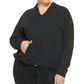 Camiseta Calvin Klein Feminina com Capuz Preta Tamanho 2X