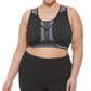 Sutiã esportivo reversível Calvin Klein Impact feminino, preto, tamanho 1X