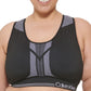 Sutiã esportivo reversível Calvin Klein Impact feminino, preto, tamanho 1X