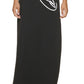 Vestido sem mangas Calvin Klein feminino com estampa de logotipo, preto, tamanho pequeno