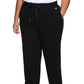 Calça térmica ativa feminina Calvin Klein preta tamanho 2X