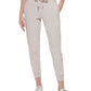 Calça jogger Calvin Klein feminina Outline Logo bege tamanho médio