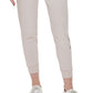 Calça jogger Calvin Klein feminina Outline Logo bege tamanho médio