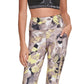 Calça legging feminina Calvin Klein com estampa floral 7/8 marrom tamanho extragrande