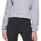 Calvin Klein Pulôver Feminino com Zíper e Gola Cinza Tamanho Médio