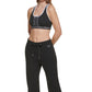 Calça Calvin Klein Feminina Cintura Alta Relaxed Leg Preta Tamanho Grande