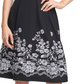 Vestido Calvin Klein Feminino Bordado Floral Cinza Tamanho 16