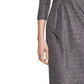 Vestido Calvin Klein Feminino com Decote em V e Malha Glitter Cinza Tamanho 4