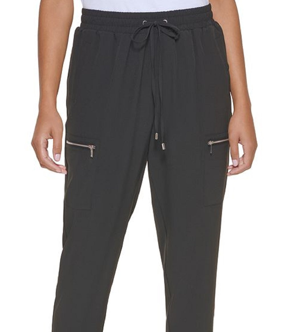 Calça Calvin Klein Tech Stretch Feminina Preta Tamanho Médio