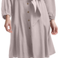 Vestido-camisa Calvin Klein Feminino com Botões e Comprimento até o Joelho Roxo Tamanho 12