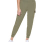 Calça cargo feminina Calvin Klein em jersey fosco, verde