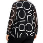 Blusa Calvin Klein Feminina Gola Alta Manga Transparente Preta Tamanho 2X