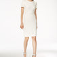 Vestido Calvin Klein Feminino Manga Bufante Branco Tamanho 8
