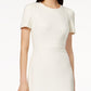 Vestido Calvin Klein Feminino Manga Bufante Branco Tamanho 8