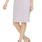Vestido Calvin Klein Feminino Manga Flutter Bainha Rosa Tamanho 8