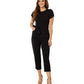 Macacão Calvin Klein Feminino com Cintura Amarrada Preto Tamanho 12