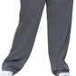 Calça de moletom feminina Calvin Klein com cordão elástico, preta, tamanho 2X