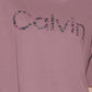 Camiseta Calvin Klein Feminina com Logo Marrom Tamanho XXG