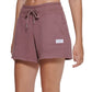 Calvin Klein Shorts French Terry Feminino Marrom Tamanho P