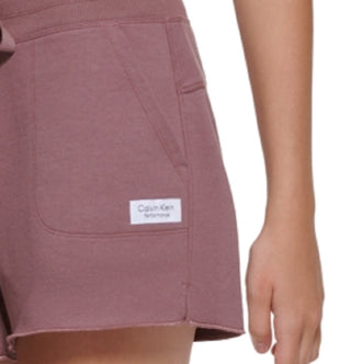 Calvin Klein Women's French Terry Shorts Brown Size Small