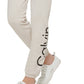 Calça jogger feminina Calvin Klein Graphic Marrom, tamanho médio