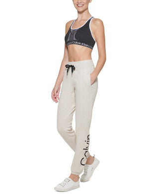Calvin Klein Women's Graphic Joggers Brown Size Medium