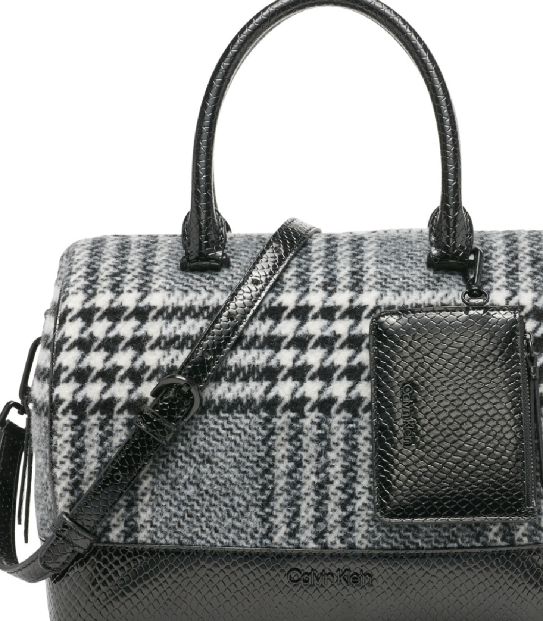 Bolsa Calvin Klein Ashley Feminina Preta Tamanho Regular