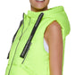 Calvin Klein Colete Puffer Cropped Oversized Feminino Verde Tamanho P