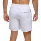 Calvin Klein Logo 7 Volley Calção de banho masculino branco tamanho grande