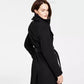 Calvin Klein Casaco feminino com cinto cinza tamanho pequeno grande
