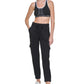 Calça cargo feminina Calvin Klein slim fit preta tamanho grande