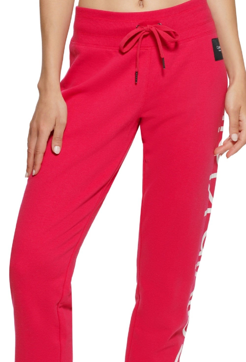 Calça Jogger Calvin Klein Jumbo Logo Feminina Vermelha Tamanho Médio