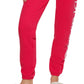 Calça Jogger Calvin Klein Jumbo Logo Feminina Vermelha Tamanho Médio