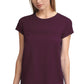 Camiseta Calvin Klein Feminina Manga Curta com Logotipo Roxa