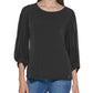 Blusa Calvin Klein Feminina Gola Redonda Transparente Preta Tamanho X-S