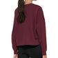 Calvin Klein Blusa Cropped Feminina com Logo Stacked Vermelha Tamanho P