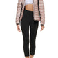 Jaqueta Calvin Klein Feminina com Capuz e Painel Lateral Rosa Tamanho Grande