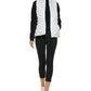 Calvin Klein Colete Acolchoado Diagonal Feminino Branco Tamanho X-G