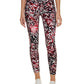 Calça legging feminina Calvin Klein Performance estampada cintura alta vermelha tamanho M