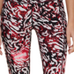 Calça legging feminina Calvin Klein Performance estampada cintura alta vermelha tamanho M