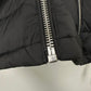 Calvin Klein Casaco Puffer Feminino Petite Cozy-Lined com Capuz Preto Tamanho Petite XL