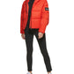 Jaqueta Puffer Boxy Feminina Calvin Klein Vermelha Tamanho Grande