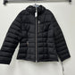 Calvin Klein Petite Fleece-Forrado Anorak com Capuz Capa de Chuva Feminina Preta Tamanho Petite XXL
