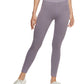 Calça legging feminina Calvin Klein Active canelada 7/8 roxa tamanho médio