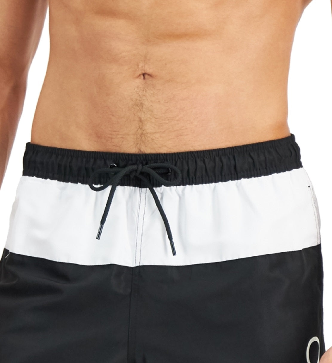 Calvin Klein Masculino Secagem Rápida FPS 50+ Colorblocked Cueca Preta Tamanho XXG