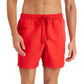 Calção de banho masculino Calvin Klein Volley vermelho tamanho XL